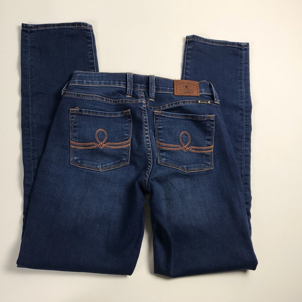 Lucky Brand Sofia Straight Leg Denim Jeans Women Size‎ 2 - Picture 2 of 6